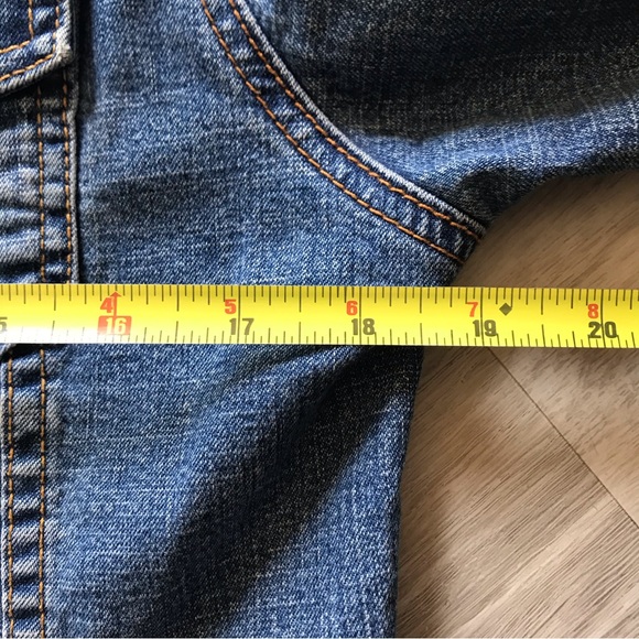 Levi Strauss Signature Women's Blue Denim Jacket - Misses Size Small (4/6) - Picture 4 of 5